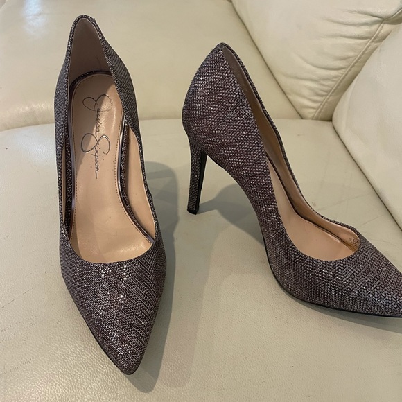 Jessica Simpson Sparkle Heels - Picture 5 of 9